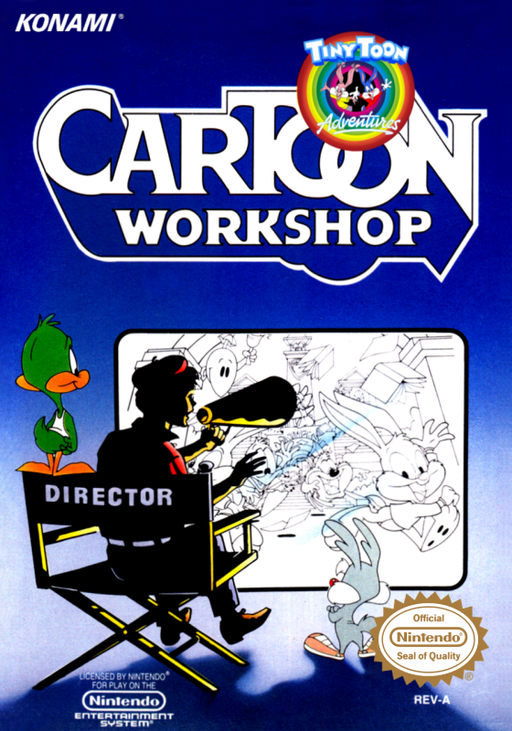 Tiny Toon Adventures Cartoon Workshop (USA) box art